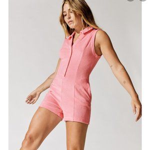 Carbon 38 x EleVen by Venus Williams Snap Terry Romper NWT XL